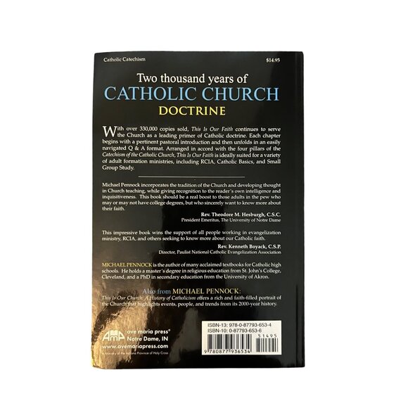 This Is Our Faith by Michael Pennock Catholic Catechism for Adults USED - Picture 2 of 11